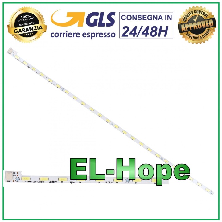 24 LED STRIP BAR FOR 29  TV HISENSE V290B1-LE1-TLEM5 V290BJ1-LE1 LED29K200