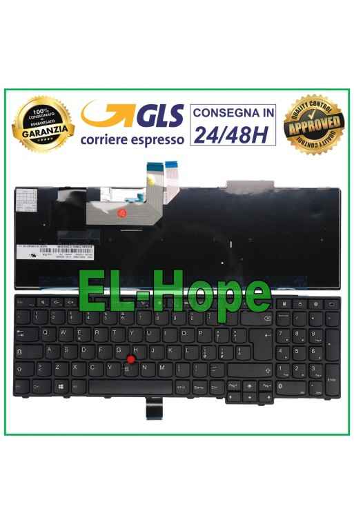 KEYBOARD FOR LENOVO THINKPAD ITALIAN E540 E531 E545 L540 T540P T550 T560 BLACK