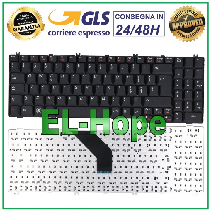 ITALIAN KEYBOARD FOR LENOVO NOTEBOOK G550 G550A B550 B560 V560 G550S G555 BLACK