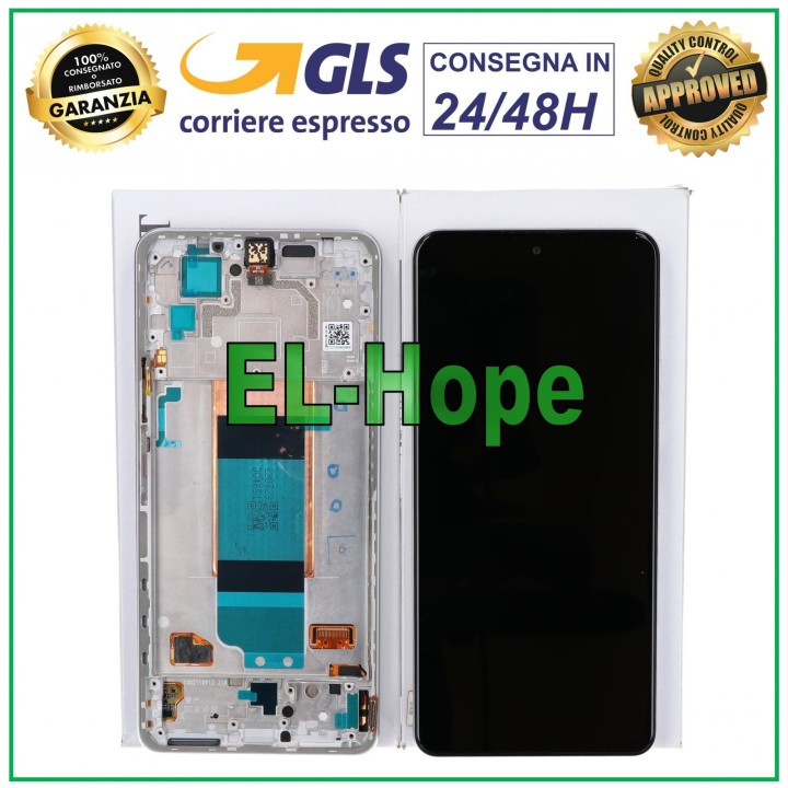 100% ORIGINAL LCD DISPLAY SERVICE FRAME XIAOMI POCO F4 2022 TOUCH SCREEN SILVER