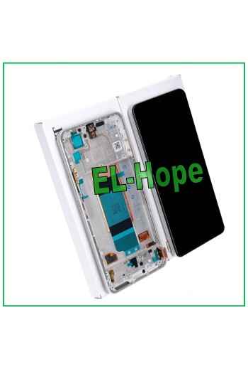100% ORIGINAL LCD DISPLAY SERVICE FRAME XIAOMI POCO F4 2022 TOUCH SCREEN SILVER