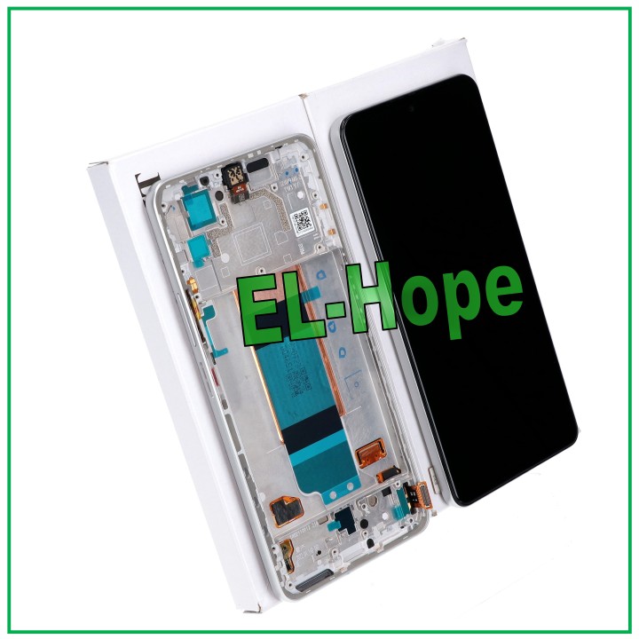 100% ORIGINAL LCD DISPLAY SERVICE FRAME XIAOMI POCO F4 2022 TOUCH SCREEN SILVER