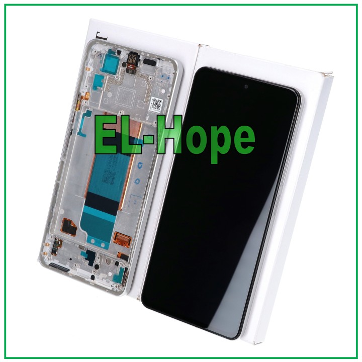 100% ORIGINAL LCD DISPLAY SERVICE FRAME XIAOMI POCO F4 2022 TOUCH SCREEN SILVER