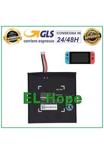 HAC-003 BATTERY FOR NINTENDO SWITCH CONSOLE 4310 mAh 3.7V EQUAL TO ORIGINAL