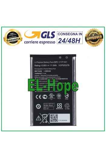 BATTERY C11P1501 FOR ASUS ZENFONE 2 LASER ZE551KL ZE550KL 3000mA EQUAL ORIGINAL