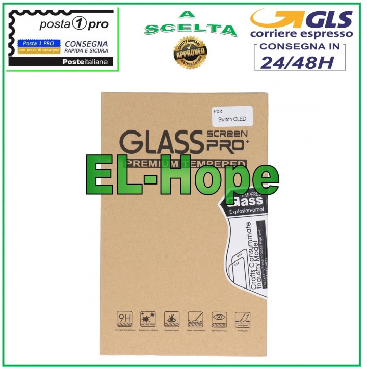 TEMPERED GLASS FILM LCD SCREEN PROTECTION FOR NINTENDO SWITCH OLED