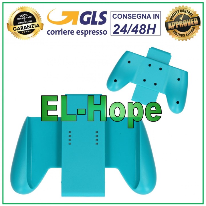 GRIP HANDLE FOR JOYCON RIGHT LEFT NINTENDO SWITCH ACCESSORIES BLUE