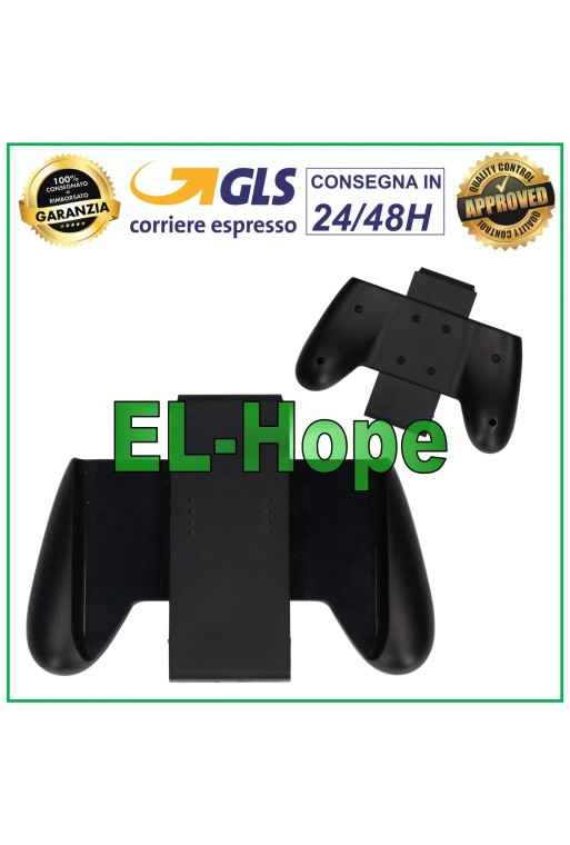 GRIP GRIP JOYCON RIGHT LEFT NINTENDO SWITCH ACCESSORIES BLACK 