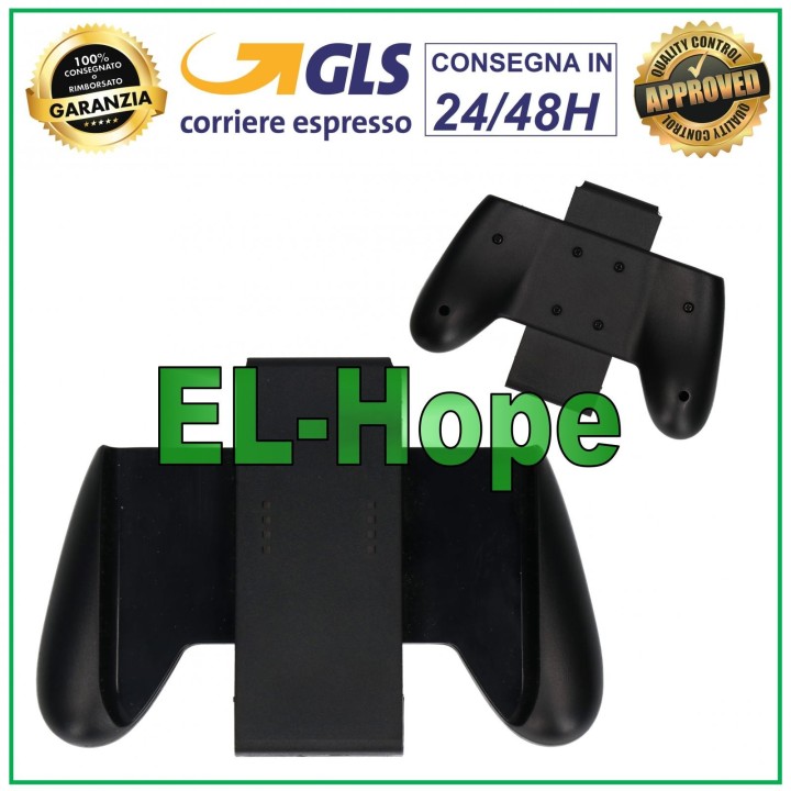 GRIP GRIP JOYCON RIGHT LEFT NINTENDO SWITCH ACCESSORIES BLACK