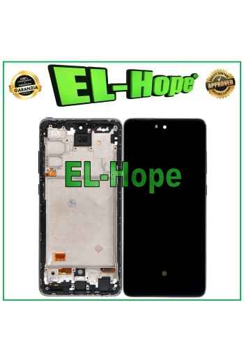 OLED LCD DISPLAY + FRAME FOR SAMSUNG GALAXY A72 SM A725 A726 TOUCH BLACK GLASS