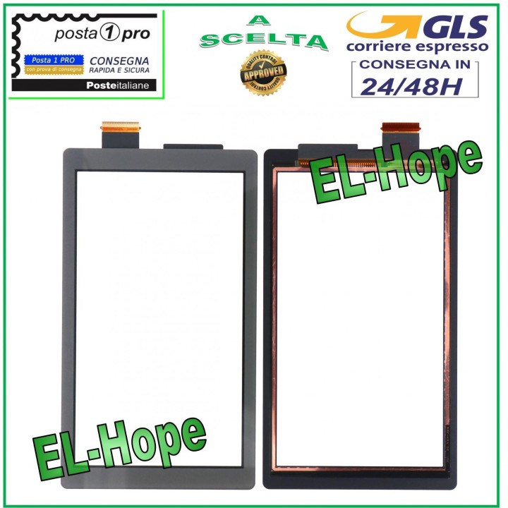 TOUCH SCREEN GLASS FOR NINTENDO SWITCH LITE GAME PAD DIGITIZER GLASS GREY