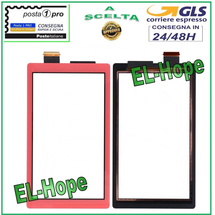 TOUCH SCREEN GLASS FOR NINTENDO SWITCH LITE GAME PAD DIGITIZER GLASS PINK