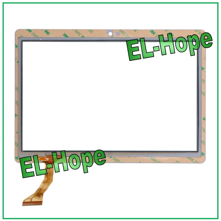 TOUCH SCREEN GLASS LAMZIEN FLAT CX-1096A1-FPC276-V02 10.1  WHITE DOUBLE-SIDED ADHESIVE