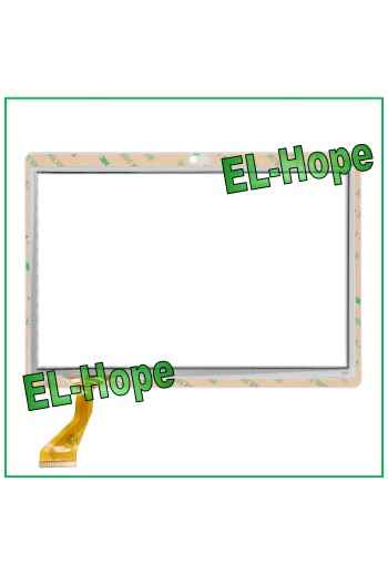 TOUCH SCREEN GLASS PHABLET FLAT CODE KINGVINA-PG1026-FPC 10.1 WHITE DOUBLE-SIDED ADHESIVE