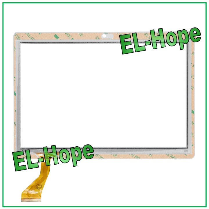 TOUCH SCREEN GLASS PHABLET FLAT CODE KINGVINA-PG1026-FPC 10.1  WHITE DOUBLE-SIDED ADHESIVE