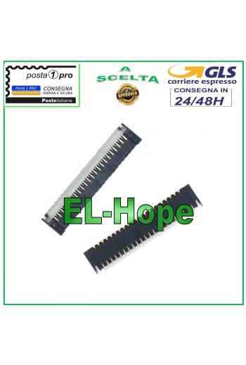 CLIP CONNECTOR FLEX LCD DISPLAY FOR NINTENDO SWITCH OLED SOCKET FPC TO SOLDER 
