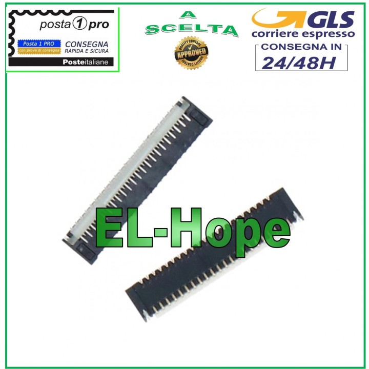 CLIP CONNECTOR FLEX LCD DISPLAY FOR NINTENDO SWITCH OLED SOCKET FPC TO SOLDER