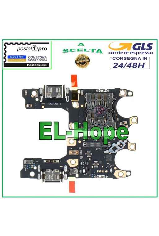 CHARGING CONNECTOR FOR HONOR 70 FNE-AN00 FNE-NX9 MICROPHONE PCB CHARGING DOCK