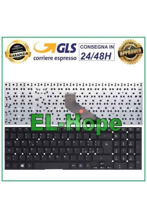 ITALIAN KEYBOARD FOR NOTEBOOK ACER ASPIRE V3-572 V3-572G SERIES E1 E5 V3 V5 BLACK