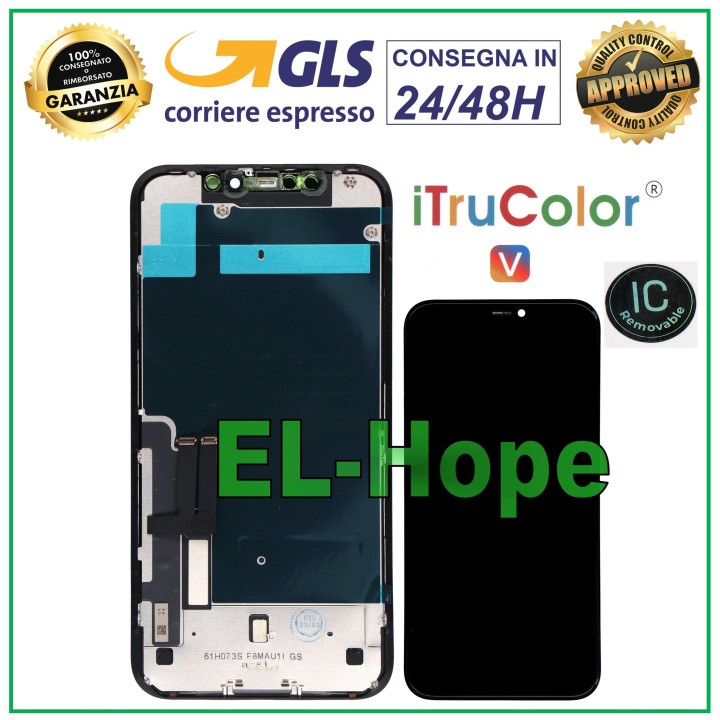 iTruColor HD INCELL LCD DISPLAY FOR APPLE IPHONE 11 TOUCH SCREEN MONITOR SCREEN