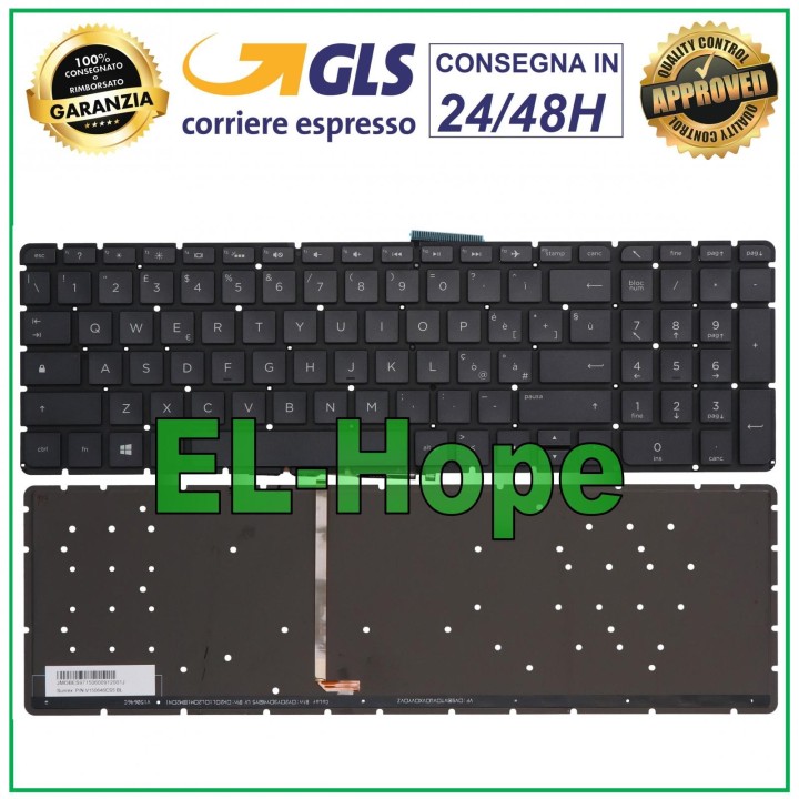 ITA KEYBOARD NOTEBOOK HP 15 AU006NL AU009NL AU010NL BC005NL + BACKLIGHT