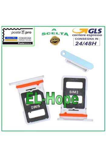 SLOT CARRIAGE COMPARTMENT HOUSING NANO SIM CARD 1 /SIM 2 FOR XIAOMI MI 12 LITE GREEN