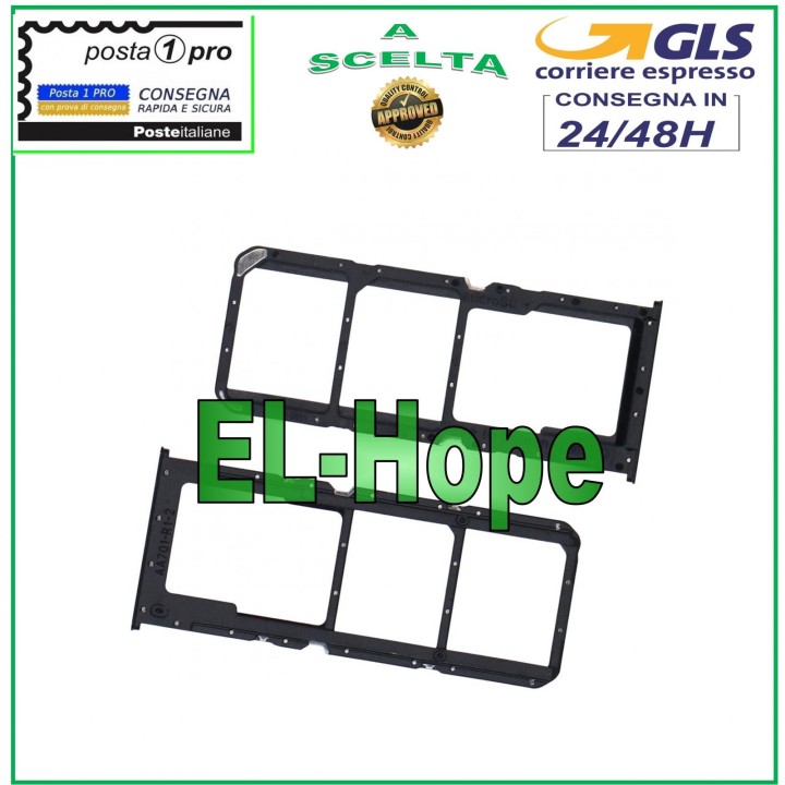 SLOT CARRIAGE SIM COMPARTMENT MICRO SD CARD FOR OPPO REALME 8 PRO RMX3081 BLACK