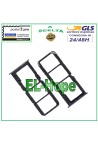 SLOT CARRIAGE COMPARTMENT NANO SIM MICRO SD CARD FOR OPPO REALME C30 RMX3581 BLACK