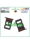 SLOT CARRIAGE COMPARTMENT HOUSING NANO SIM CARD 1 / SIM 2 FOR XIAOMI POCO F4 BLACK