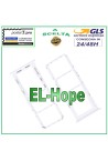 SLOT CART COMPARTMENT NANO SIM MICRO SD SAMSUNG GALAXY A13 SM A135 F WHITE