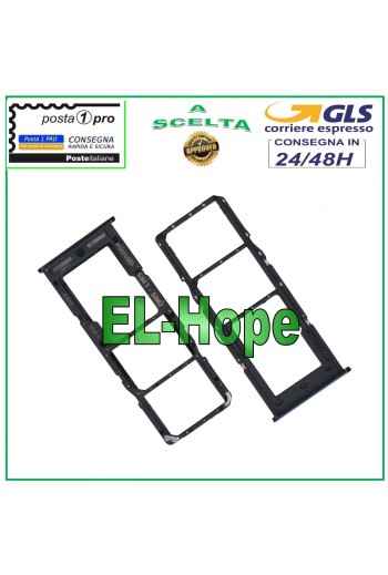 SLOT CARRIAGE COMPARTMENT NANO SIM CARD + MICRO SD SAMSUNG GALAXY A04S SM A047 F BLACK