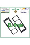 SLOT CARRIAGE COMPARTMENT NANO SIM CARD + MICRO SD SAMSUNG GALAXY A04S SM A047 F BLACK