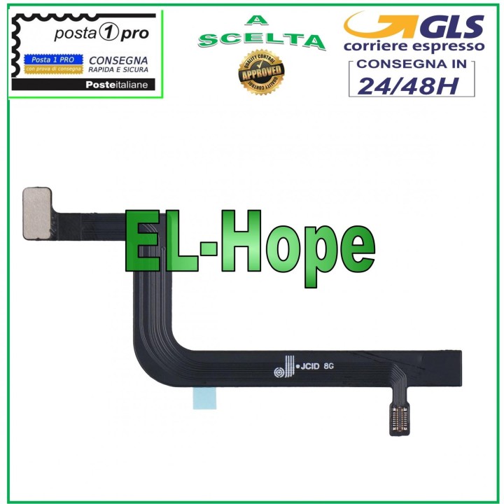 FLAT FLEX HOME BUTTON RESET JC FOR APPLE IPHONE 8 A1863 A1905 A1906
