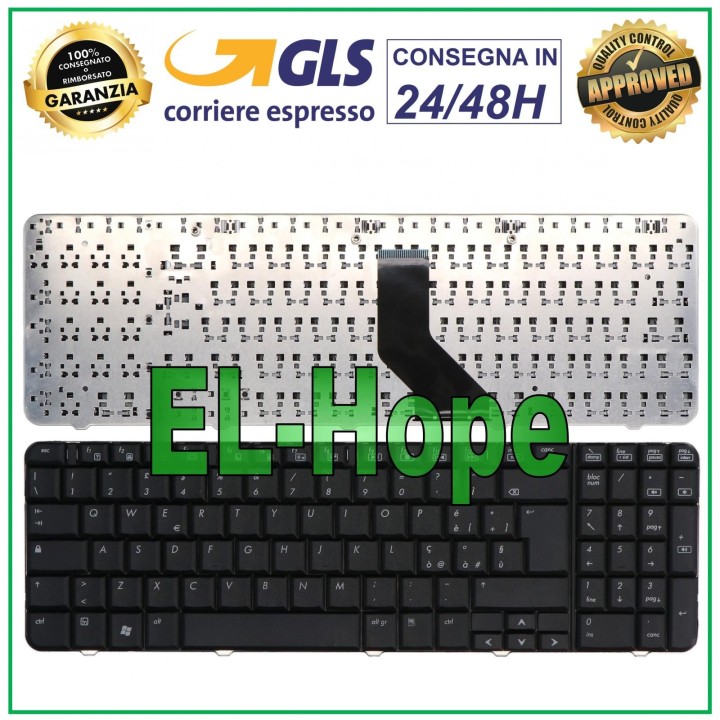 ITALIAN KEYBOARD FOR HP COMPAQ PRESARIO CQ60 SERIES / PAVILLON G60 NOTEBOOK BLACK