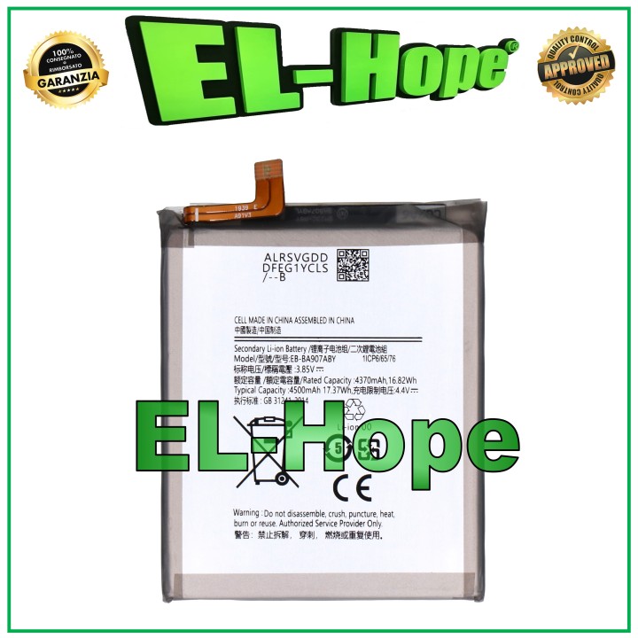 EB-BA907ABY BATTERY FOR SAMSUNG GALAXY S10 LITE SM-G770 4500mAh ORIGINAL