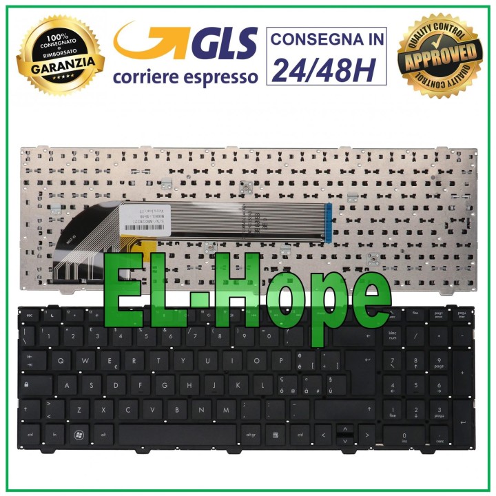 ITALIAN KEYBOARD FOR HP PROBOOK 4540S 4545 4540 4545S NOTEBOOK BLACK