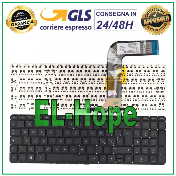 KEYBOARD ITA NOTEBOOK HP PAVILION SERIES 15-P 15-K 17-F 15T-K 17-K 17T-F BLACK