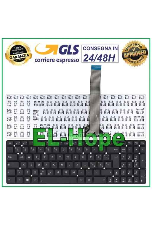 ITALIAN KEYBOARD FOR ASUS NOTEBOOK A55V A55VD K55A K55V K55VD A55V BLACK
