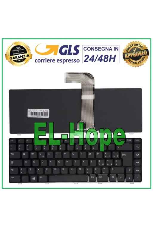 ITALIAN KEYBOARD NOTEBOOK DELL INSPIRON 14 RZ 5421 N411Z N4110 13Z N311Z BLACK