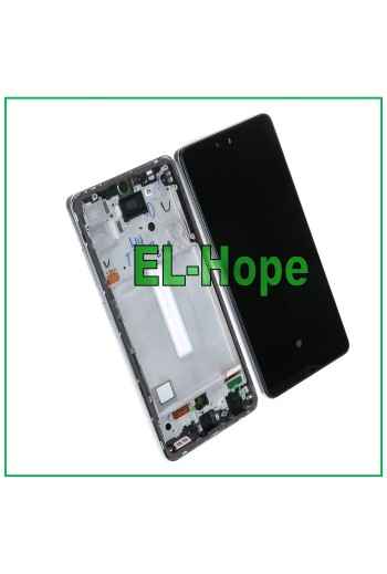 OLED LCD DISPLAY x SAMSUNG GALAXY A52 5G 2021 SM-A525F A526B TOUCH FRAME WHITE