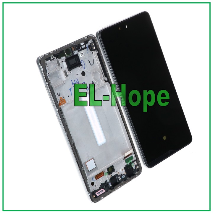 OLED LCD DISPLAY x SAMSUNG GALAXY A52 5G 2021 SM-A525F A526B TOUCH FRAME WHITE