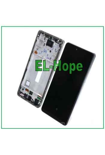 OLED LCD DISPLAY x SAMSUNG GALAXY A52 5G 2021 SM-A525F A526B TOUCH FRAME WHITE