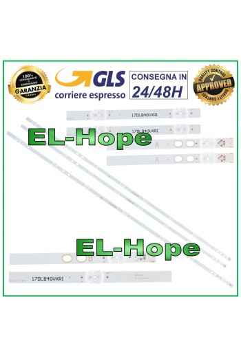 KIT 3 LED STRIP BARS FOR 40 TV TELEFUNKEN LB215 LB216 LB40017 17DLB40VXR1