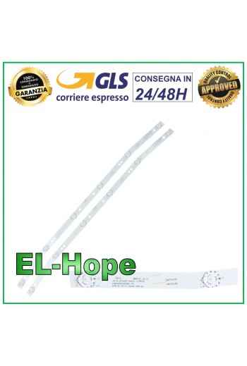 KIT OF 2 6 LED STRIP BARS FOR 32 TV AKAI JS-D-JP32DM-061EC MS-L2082 V1 V2 