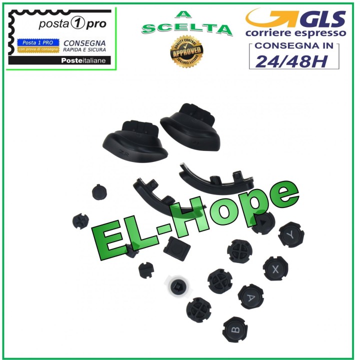 REPLACEMENT LEVER BUTTON SET COMPLETE KEY KIT FOR JOYCON NINTENDO SWITCH