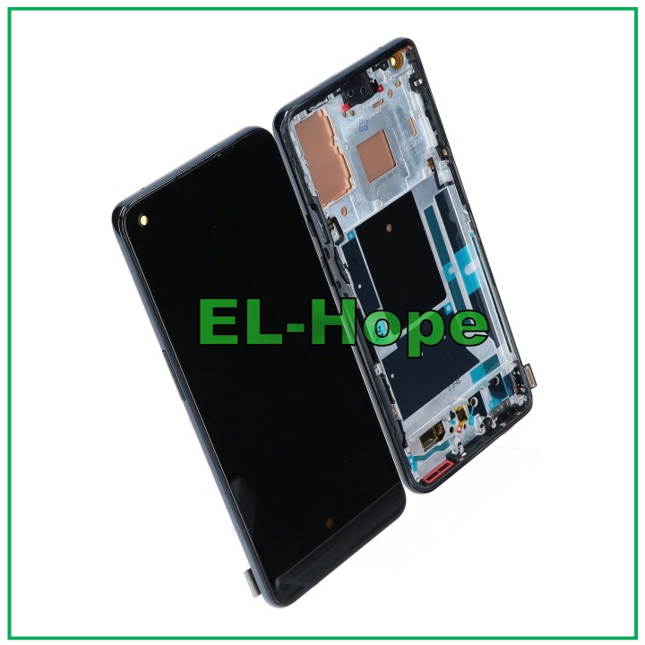 OLED DISPLAY + FRAME FOR ONEPLUS 9 LE2110 LE2113 TOUCH GLASS LCD SCREEN BLACK