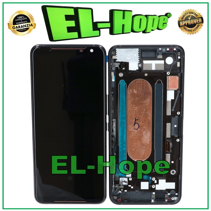 DISPLAY FRAME OLED TOUCH FOR ASUS ROG PHONE 2 II ZS660KL LCD SCREEN GLASS BLACK