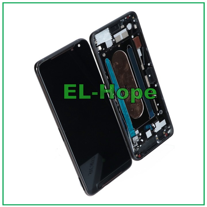 DISPLAY FRAME OLED TOUCH FOR ASUS ROG PHONE 2 II ZS660KL LCD SCREEN GLASS BLACK