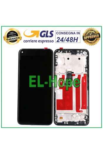 DISPLAY FRAME TOUCH SCREEN FOR HUAWEI P40 LITE 5G CDY-NX9A BLACK GLASS SCREEN