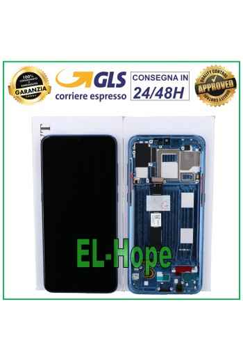 LCD DISPLAY + ORIGINAL FRAME SERVICE XIAOMI MI 9 M1902 F1G F1A F1T TOUCH BLUE